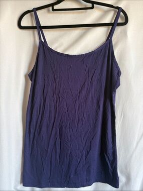 Classic Women's Spaghetti Strap Tank Top - Purple